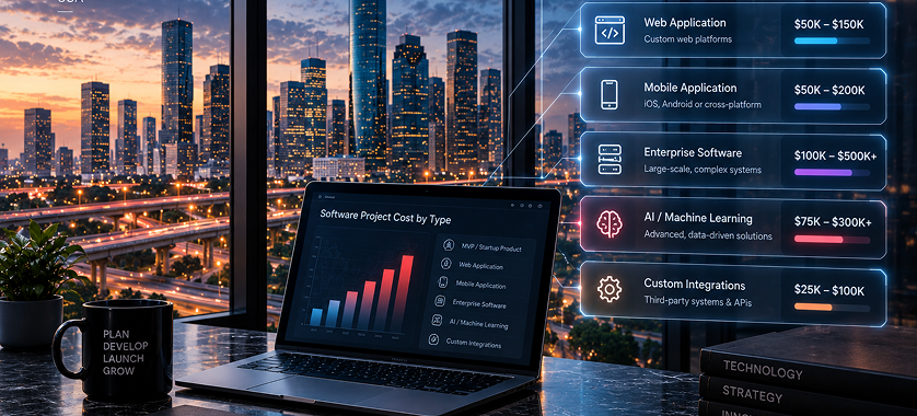 Custom Software Development Cost in Houston